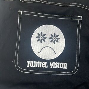 Tunnel Vision Cropped Wide Leg High Waisted Working Zippers Cargo Pants